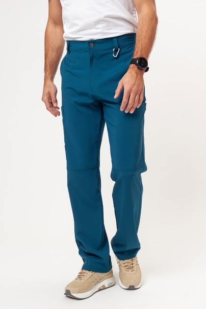 Pánska lekárska súprava Cherokee Infinity (blúzka V-neck, nohavice Fly) karaibsky modrá-9