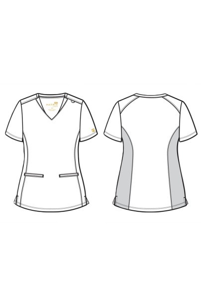 Dámska lekárska súprava Maevn Matrix Pro (blúza Curved, nohavice jogger) námornícky modrá-14