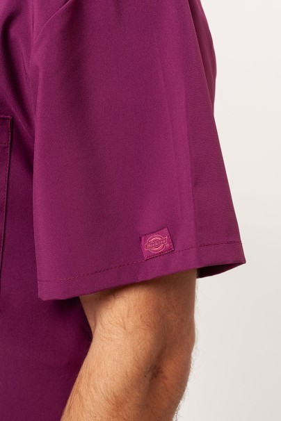 Pánska lekárska súprava Dickies EDS Essentials (vrchný diel V-neck, nohavice Natural Rise) čerešňová červená-6