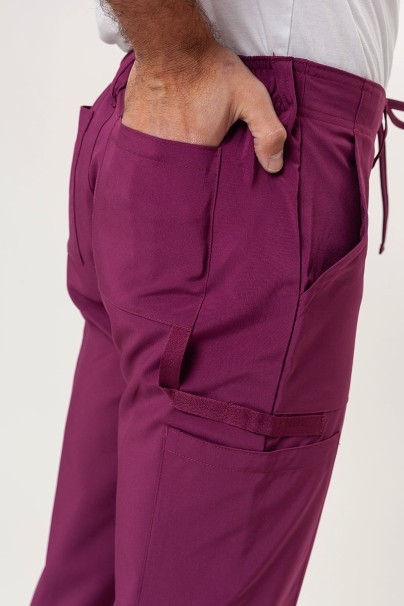 Pánska lekárska súprava Dickies EDS Essentials (vrchný diel V-neck, nohavice Natural Rise) čerešňová červená-11