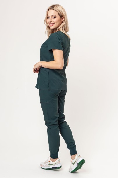Dámska lekárska súprava Uniforms World 109PSX Shelly Jogger (nohavice Ava) tmavo zelená-1