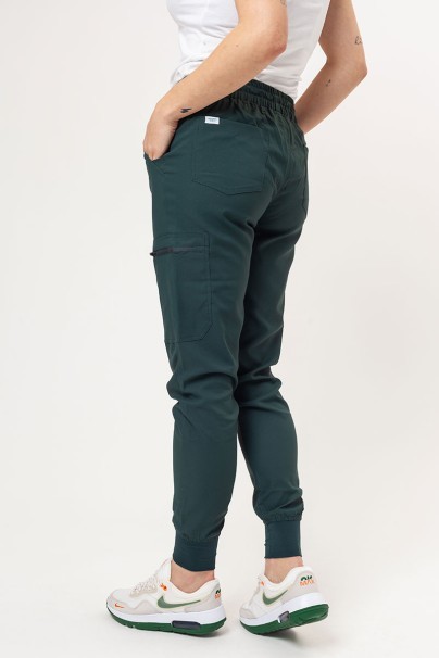 Dámska lekárska súprava Uniforms World 109PSX Shelly Jogger (nohavice Ava) tmavo zelená-8