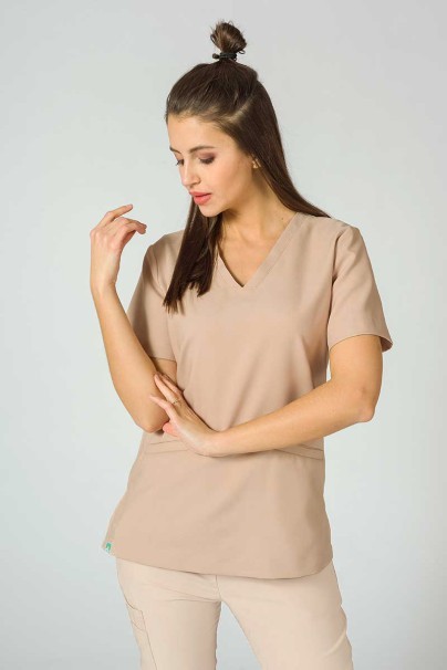 PROMO Lekárska súprava Sunrise Uniforms Premium (blúzka Joy, nohavice Chill) béžová-3