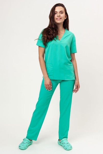 Dámska lekárska blúzka Velilla Microfiber mätová-4