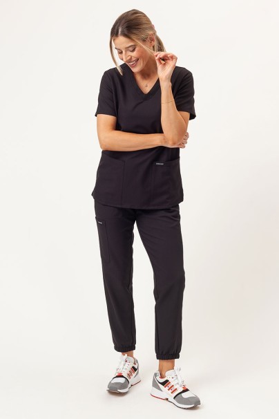 Dámska lekárska blúza Cherokee Ultra V-neck Top čierna-4