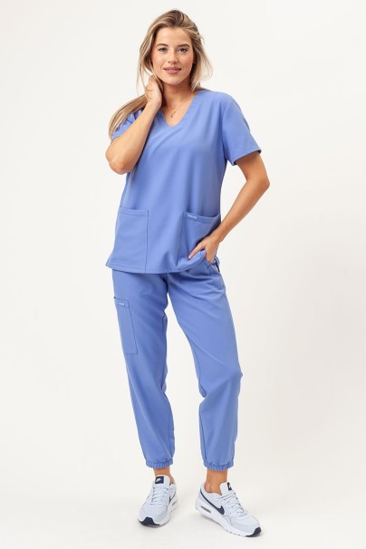 Dámska lekárska blúza Cherokee Ultra V-neck Top klasicky modrá-5