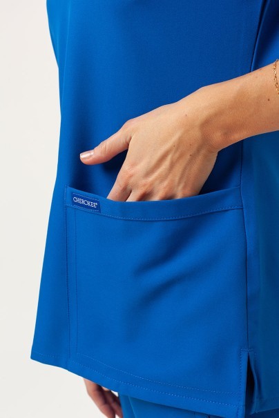 Dámska lekárska blúza Cherokee Ultra V-neck Top kráľovsky modrá-4
