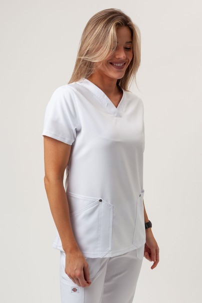 Dámska lekárska blúza Dickies EDS NXT V-neck biela-2