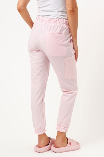 Dámske lekárske nohavice Sunrise Uniforms Premium Vibe jogger pastelově ružové-2