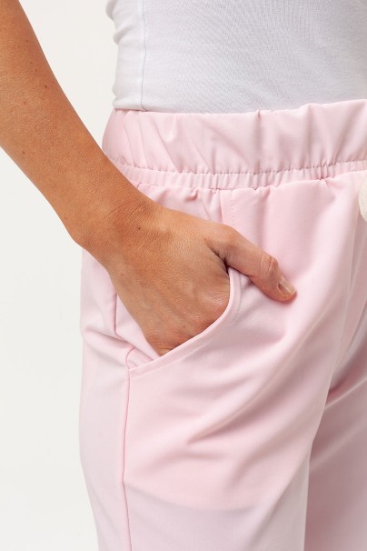 Dámske lekárske nohavice Sunrise Uniforms Premium Pride pastelově ružové-3