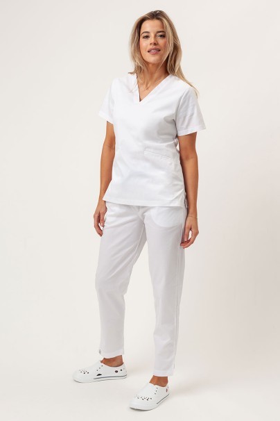 Dámske lekárske nohavice Sunrise Uniforms Premium Pride biele-6