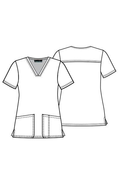 Dámska lekárska blúza Cherokee Prints V-neck Marker Leopard-5