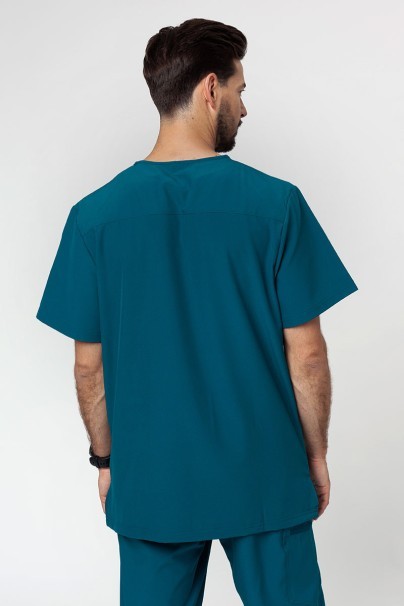 Pánska lekárska blúza Uniforms World 309TS™ karaibsky modrá PROMO-3