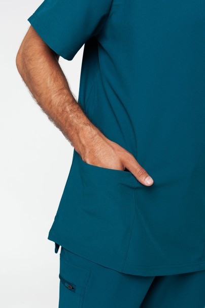 Pánska lekárska blúza Uniforms World 309TS™ karaibsky modrá PROMO-6