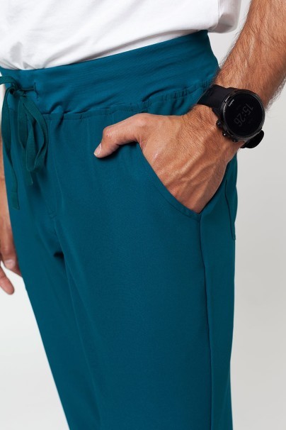 Pánske lekárske nohavice Uniforms World 309TS™ Louis karaibsky modrá PROMO-6