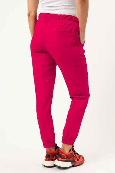 Dámske lekárske nohavice Sunrise Uniforms Premium Vibe jogger malinové-2