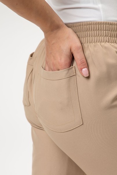 Dámska lekárska súprava Cherokee Ultra (blúza V-neck, nohavice Jogger) bežová-8
