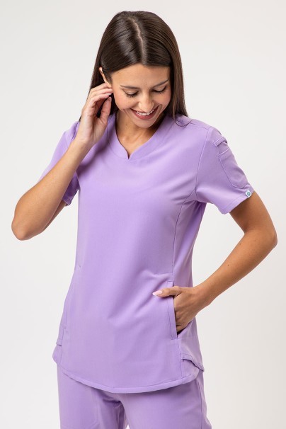 Dámska lekárska blúza Uniforms World 518GTK™ Lucy levanduľová-2
