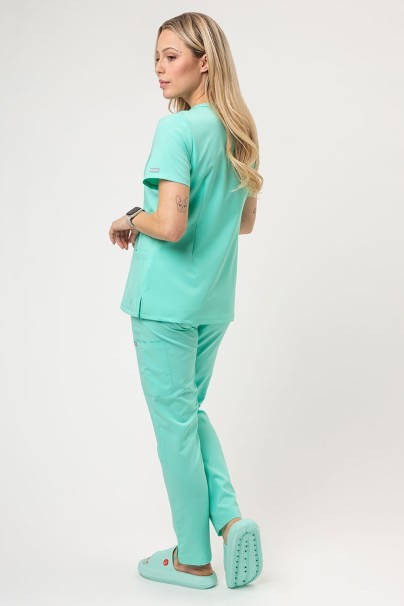 Lekárska súprava Maevn Momentum (blúzka Double V-neck, nohavice 6-pocket) mätová-1