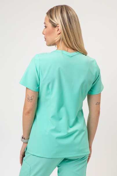 Lekárska súprava Maevn Momentum (blúzka Double V-neck, nohavice 6-pocket) mätová-3