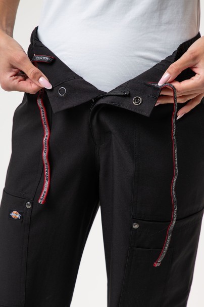 Dámska lekárska súprava Dickies EDS NXT (blúza Round Neck, nohavice Wide Leg) čierna-11