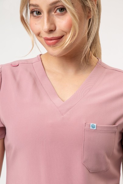Dámska lekárska blúza Uniforms World 518GTK™ Phillip pastelová ružová-2