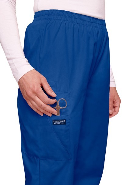 Lekárska dámska súprava Cherokee Originals (blúzka V-neck, nohavice N.Rise) tmavo modrá-6