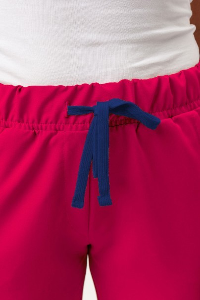 Dámske lekárske nohavice Sunrise Uniforms Premium Vibe jogger malinové-5