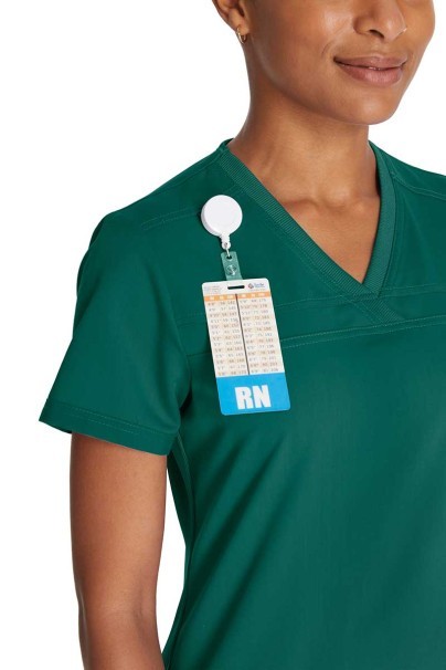 Lekárska dámska súprava Dickies Balance (blúza V-neck, nohavice Mid Rise) zelená-4