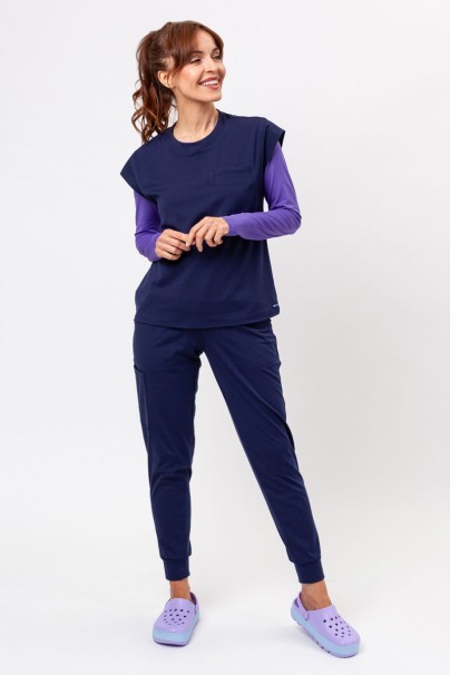 Dámske lekárske nohavice Cherokee Achieve Jogger námornícky modré-9