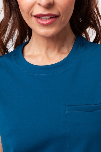 Dámska lekárska halena Cherokee Achieve karaibsky modrá-3