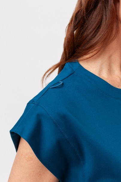 Dámska lekárska halena Cherokee Achieve karaibsky modrá-5