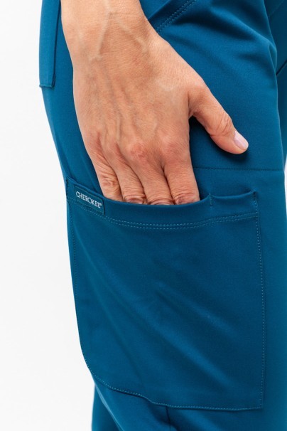 Dámske lekárske nohavice Cherokee Achieve Jogger karaibsky modré-6