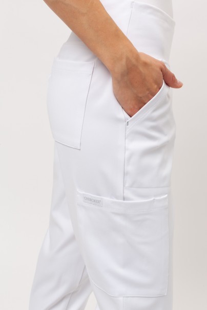 Dámske lekárske nohavice Cherokee Achieve Jogger biele-5