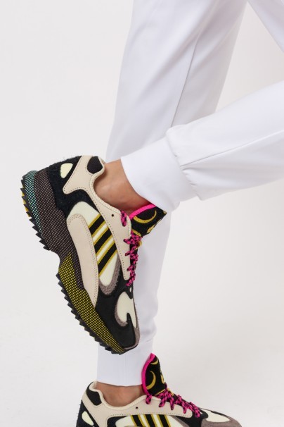 Dámske lekárske nohavice Cherokee Achieve Jogger biele-7