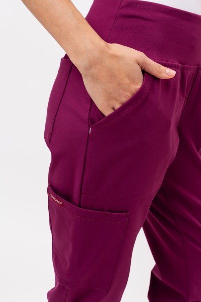 Dámska lekárska súprava Cherokee Achieve čerešňová červená-13