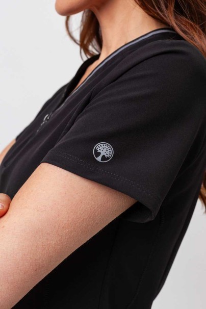 Dámska lekárska súprava Healing Hands (blúza Sonia, nohavice Nisha) čierna-6