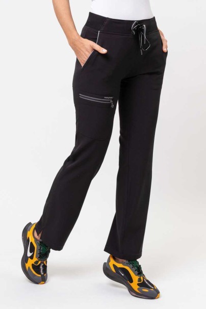 Dámska lekárska súprava Healing Hands (blúza Sonia, nohavice Nisha) čierna-8