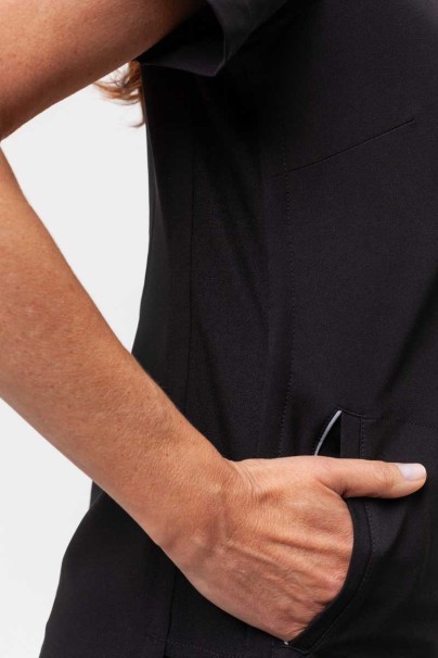 Dámska lekárska blúza Healing Hands Skyler čierna-6