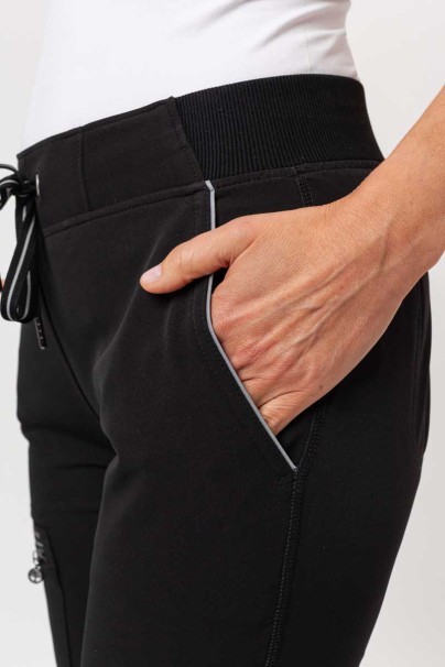 Dámska lekárska súprava Healing Hands (blúza Skyler, nohavice Nisha) čierna-12