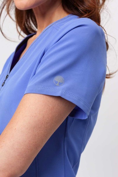 Dámska lekárska blúzka Healing Hands Sonia klasicky modrá-5