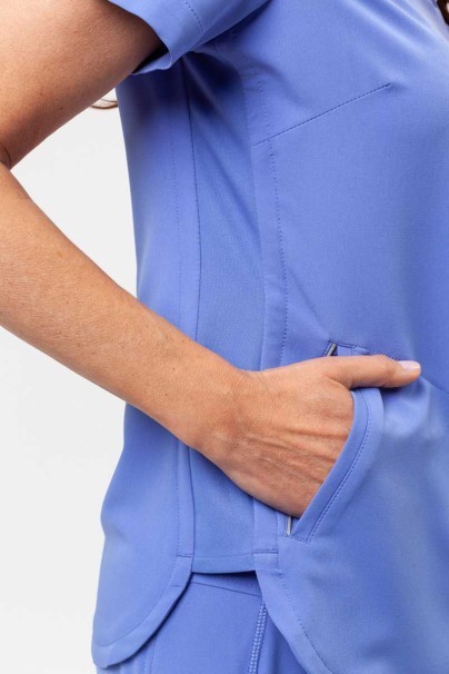 Dámska lekárska blúza Healing Hands Skyler klasicky modrá-8