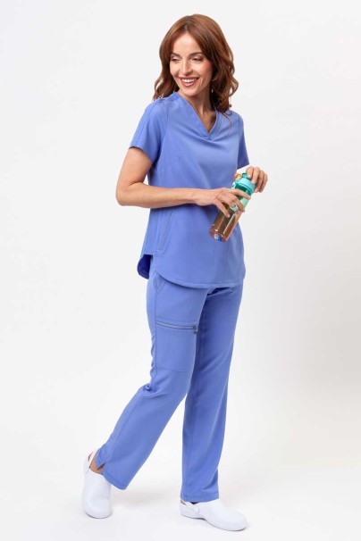 Dámska lekárska súprava Healing Hands (blúza Skyler, nohavice Nisha) klasicky modrá-2