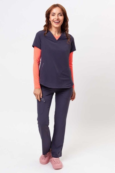 Dámska lekárska blúza Healing Hands Skyler šedá-10