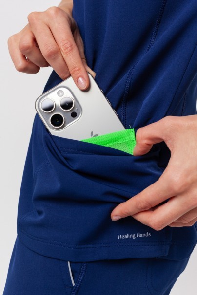 Dámska lekárska súprava Healing Hands (blúza Sonia, nohavice Nisha) námornícky modrá-9