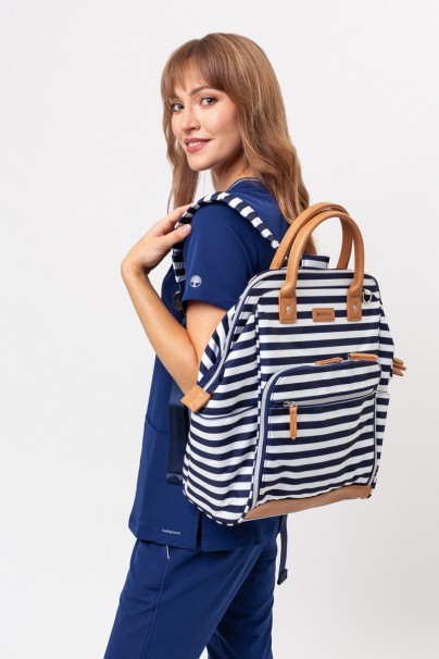 Dámska lekárska súprava Healing Hands (blúza Sonia, nohavice Nisha) námornícky modrá-6