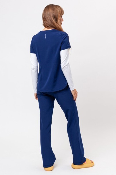 Dámska lekárska blúza Healing Hands Skyler námornícky modrá-2