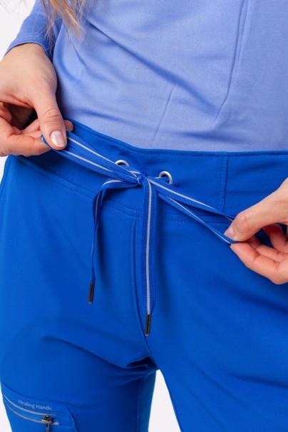 Dámska lekárska súprava Healing Hands (blúza Sonia, nohavice Nisha) kráľovsky modrá-15