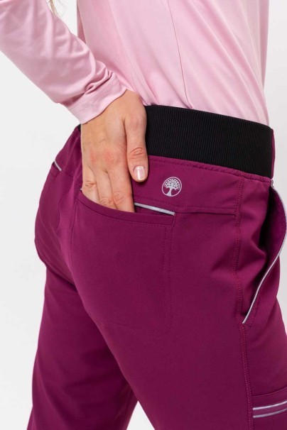 Dámska lekárska súprava Healing Hands (blúza Sonia, nohavice Nisha) čerešňová červená-14