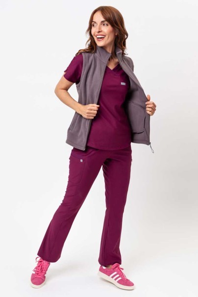 Dámska fleecová vesta Malfini Next šedá-2